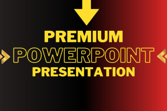 design powerpoint presentation, google slides,  pitch deck, canva , keynote