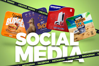 design creative ads for instagram or facebook
