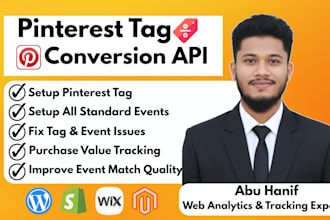 setup pinterest tag conversion API with google tag manager