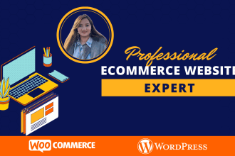 build and design ecommerce wordpress website using woocommerce