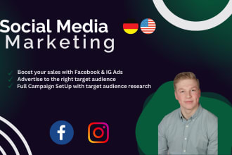 manage your facebook and instagram ads to boost your sales
