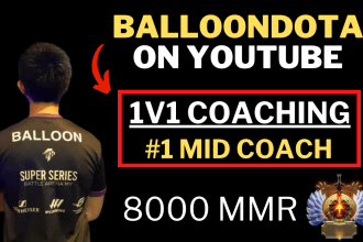 give you 1v1 mid coaching by 8k mmr pro dota 2 coach