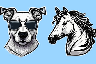 create vector emblems of anything