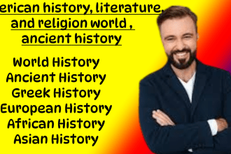 american history, literature, and religion world , ancient history