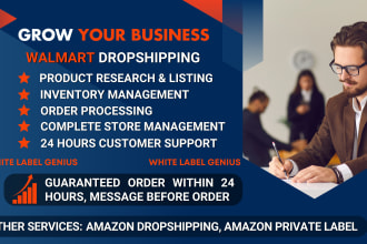 do walmart dropshipping wfs and walmart store managment as VA