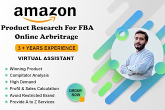 your amazon virtual assistance online arbitrage fba product researcher