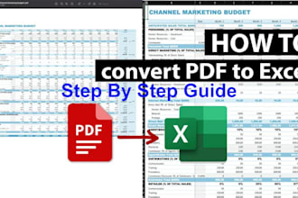 say goodbye to pdfs, scenes and go to excel, CSV manually