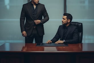do professional mockup interview with star format