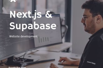 build web app with nextjs and supabase