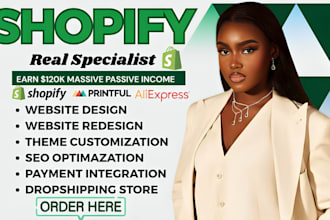 do shopify ecommerce website development, shopify design, shopify store design