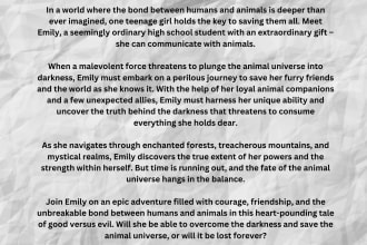 write you a description for your book