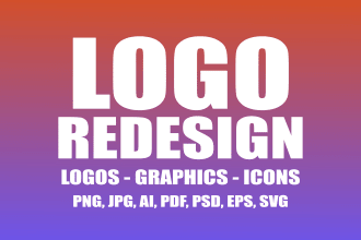redesign logo, edit, redraw, revamp, modify, convert file or any graphic