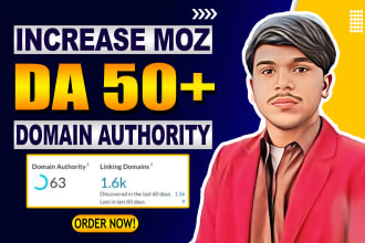 raise domain authority , moz da upto 70 improve website domain authority