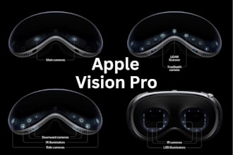 create any app for apple vision pro, vision os with xcode and swift