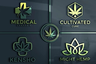 do medical cannabis hemp natural and cbd oil logo