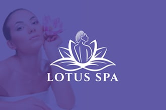 create fascinating massage, therapy, sports, yoga, spa, beauty logo