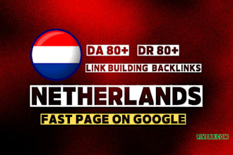 build high da netherlands domain high trust flow nl based dutch SEO backlinks