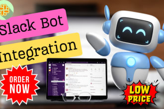 create slack app or bot to automate tasks