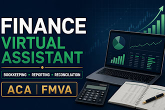 be your finance virtual assistant and remote bookkeeper