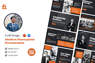 design eye catching powerpoint and canva presentation
