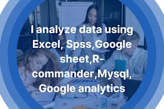 do statistical data analysis using spss, stata, google sheet, mysql, tableau