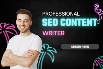 professional seo friendly article and blog post writing, website content writer