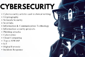 write cybersecurity articles, blogs, and technical writing