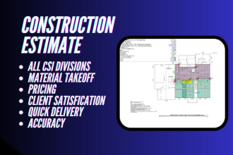 do construction estimate for contractors and owners