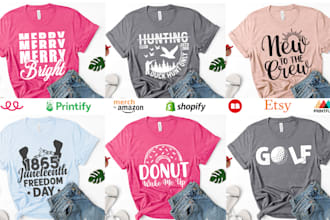 do custom trendy typography t shirt and graphic tshirt design 24h