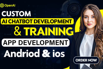 build ai chat bot mobile app for android and ios