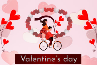 valentine day creations flyers cards posts stickers