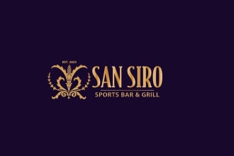 design a modern bar and grill logo with my innovative thought process