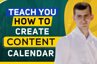 create a content calendar