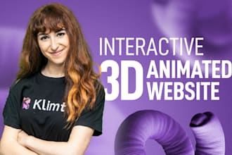 deliver an optimized 3d shopify website with wow effect