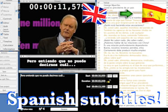 subtitle your video in spanish