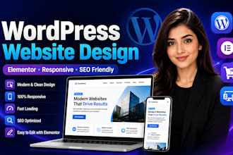 build, rebuild, redesign, revamp wordpress website or landing page design