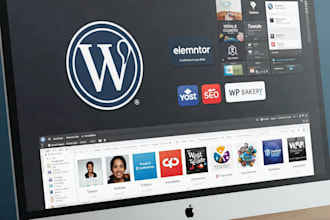 design and develop a fast, SEO friendly wordpress website with elementor, divi