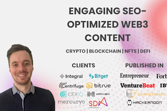 write expert SEO articles about web3, crypto, blockchain, and nfts