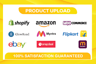 do amazon listing, flipkart listing, meesho listing,