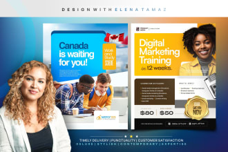 do postcard design, real estate flyer, direct mail eddm