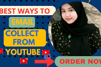 collect email leads from youtube influencers