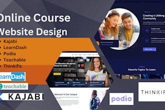 build lms or online course website on wordpress