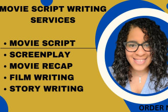 ghostwrite your film script, screenwriting, movie script, screenplay, TV script