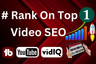 do best youtube video SEO expert and optimize for top ranking