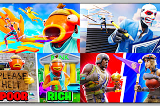 make eye catching 3d fortnite creative map thumbnail