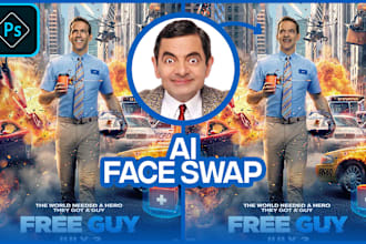 do magical face swapping for you with the power of photoshop ai