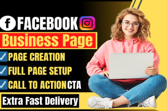 do facebook business page creation and setup