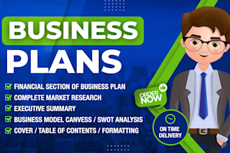 prepare business plan for startups and investors