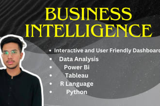 create business intelligence reports,power bi or tableau dashboards and analysis