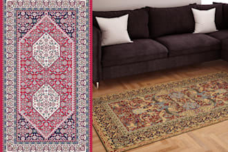 create unique and beautiful designs for carpets and rugs